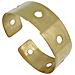 Bracciale Largo In Ottone, Placcato Oro, Design Camino - Foto miniatura 1