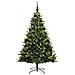 Albero di Natale Artificiale a Cerniera con 300 LED 210 cm - Foto miniatura 3