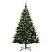 Albero di Natale Artificiale a Cerniera con 300 LED 210 cm - Foto miniatura 4