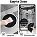 Vassoio Grande Rotondo Ondulato In Silicone - 30,5 Cm, Organizer Decorativo E Funzionale Black - Foto miniatura 3
