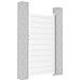 Cancello Eiger Da 1 M, Altezza 180 Cm + 2 Pali, Altezza 190 Cm, Alluminio Bianco - Foto miniatura 7