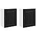 Mobile da cucina Kalmar 2 pcs Rovere Nero 50 x 31 x 60 cm - Foto miniatura 1