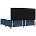 Letto a molle con materasso Blu 200 x 200 cm Tessuto - Foto miniatura 9