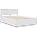 Struttura del letto Bianco 150 x 200 cm Legno multistrato - Foto miniatura 4