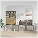 Cancello per cani con supporti 4 pcs Grigio Sonoma 100 x 60 cm - Foto miniatura 3