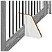 Cancello per cani con supporti 4 pcs Grigio Sonoma 100 x 60 cm - Foto miniatura 7