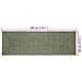 Tappeti per area Rettangolare Verde Oliva 80 x 300 cm Juta - Foto miniatura 7