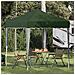 Tenda per feste a pop-up 195 x 195 x 245 cm Verde - Foto miniatura 2