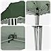 Tenda per feste a pop-up 195 x 195 x 245 cm Verde - Foto miniatura 9