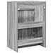 Mobiletto da Bagno Sotto Lavabo Sonoma grigio 56 x 37,5 x 81 cm - Foto miniatura 5