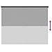 Tenda a Rullo Esterno Blocco UV 90% Grigio Chiaro 180 x 140 cm - Foto miniatura 9