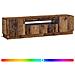 Mobile TV LED Legno antico Legno ingegnerizzato - Foto miniatura 3