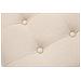 Poggiapiedi Divano Pharao - Sgabello Pouf Capitonné Imbottito in Tessuto I Sgabello Basso Salotto Piedini in Legno I Sgabello Quadrato da Sala 45x45 cm I Pouf Design Salotto Crema - Foto miniatura 4