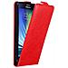 Custodia Compatibile Con Samsung Galaxy A7 2015 In Rosso Mela - Coperchio Protettivo In Design Flip Con Chiusura Magnetica - Foto miniatura 1