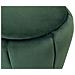 Moderno Pouf In Velluto Verde Irving - Foto miniatura 3