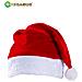 Cappello Babbo Natale Ciniglia Rosso - Foto miniatura 2