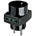 00325 - Spine E Prese Adattatore Mult. S31+2p17/11+p30 Nero - Foto miniatura 1