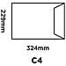 Puramente Ogni Giorno C4 324 X 229 Mm 90 Gsm Guarnizione Di Auto Pocket Buste (12891100 Pr) Bianco - Confezione Da 100 - Foto miniatura 2