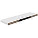Scaffali A Parete 4 Pz Bianco Lucido 90x23,5x3,8 Cm In Mdf - Foto miniatura 7