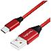 CU0148 cavo USB 1 m 2.0 USB A USB C Nero, Rosso - Foto miniatura 1
