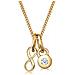 Collana Con Ciondolo Donna Oro giallo - 0106740617 45 - Foto miniatura 1