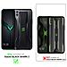 3x Pellicola Armatura A Schermo Intero Compatibile Con Xiaomi Black Shark 2 In Trasparente Con Nero - 3x Vetro Temperato (tempered) Di Protezione Del Display In Durezza 9h Con 3d Touch - Foto miniatura 2