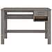 Scrivania Grigio Chiaro 110x40x75 Cm In Legno Massello Di Pino - Foto miniatura 8