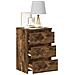 Comodini Rovere Fumo 2 pz 40x35x62,5 cm in Legno Multistrato - Foto miniatura 8