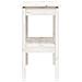 Tavolo Consolle Bianco 80x40x75 Cm In Legno Massello Di Pino - Foto miniatura 6
