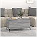 Tavolino Salotto Grigio Sonoma 90x44,5x45 Cm Legno Multistrato - Foto miniatura 8