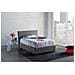 Letto Piazza E Mezza Asmara, Letto Contenitore Con Rivestimento In Tessuto, 100% Made In Italy, Apertura Frontale, Con Materasso Cm 120x190 Incluso, Grigio - Foto miniatura 1