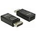 Adattatore Displayport 1.2 Maschio A Hdmi Femmina 4k Passivo Nero - Foto miniatura 1