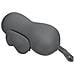 Cuscino da Viaggio Infinity con Maschera per Dormire Leggero e Portatile 33x13 cm - Foto miniatura 1