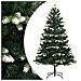 Albero Natale Artificiale Incernierato Con Neve Fioccata 180 Cm - Foto miniatura 1