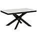 Tavolo Allungabile 90x160/420 Cm Volantis Evolution Telaio Antracite - Bianco Frassino - Foto miniatura 1