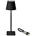 Lampada Led Da Tavolo 894376 Nero Metallo 17 Cm Ricaricabile - Foto miniatura 1