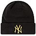 League Essentials Cuff New York Yankees 60364351, Unisex, Nero, Marime Universala - Foto miniatura 1