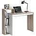 Scrivania Con Libreria 4 Ripiani Tavolo Porta Pc Computer In Legno Casa Ufficio - Foto miniatura 1