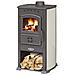 Stufa Riscaldamento A Legna Con Struttura In Acciaio 7,3 Kw Koral - Beige - Foto miniatura 1
