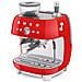 Macchina da Caffè Espresso Manuale EGF03RDEU Serbatoio 2.4 Lt. Potenza 1650 Watt Colore Rosso / Bianco - Foto miniatura 2