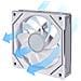 UF-RSLIN120-1W sistema di raffreddamento per computer Case per computer Ventilatore 12 cm Bianco 1 pz - Foto miniatura 4