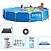 Piscina Fuori Terra - In Giro - 366x76 Cm - Blu - Include Accessori Coordinati A1767 - Foto miniatura 1