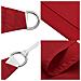 Parasole A Vela Oxford Rettangolare 3x4,5 M Rosso - Foto miniatura 6