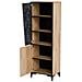 Libreria 2D OVO 50x38xH182,5 rovere /calcestruzzo - Foto miniatura 2