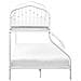 Letto A Castello Metallo Chamonix 90/140 X 200 Cm Bianco - Foto miniatura 5