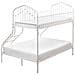 Letto A Castello Metallo Chamonix 90/140 X 200 Cm Bianco - Foto miniatura 6