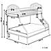 Letto A Castello Metallo Chamonix 90/140 X 200 Cm Bianco - Foto miniatura 8