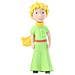 Il Piccolo Principe 10cm Figura In Resina Con Sciarpa, Verde - Foto miniatura 1