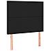Giroletto a Molle con Materasso e LED Nero 120x200cm Similpelle - Foto miniatura 7