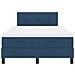 Letto con Box Spring e Materasso Blu 120x200 cm Tessuto - Foto miniatura 8